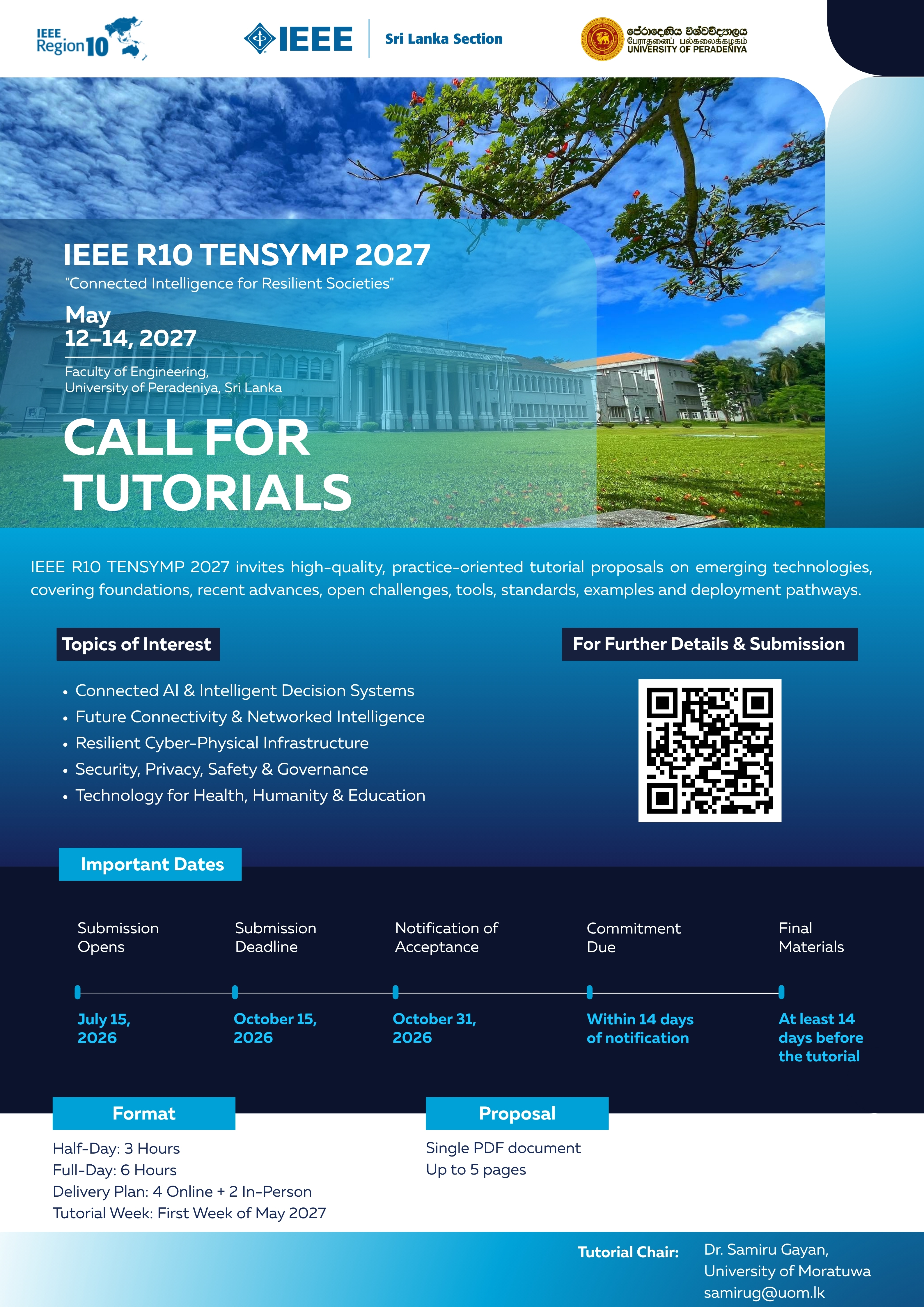 Call for Tutorials flyer thumbnail